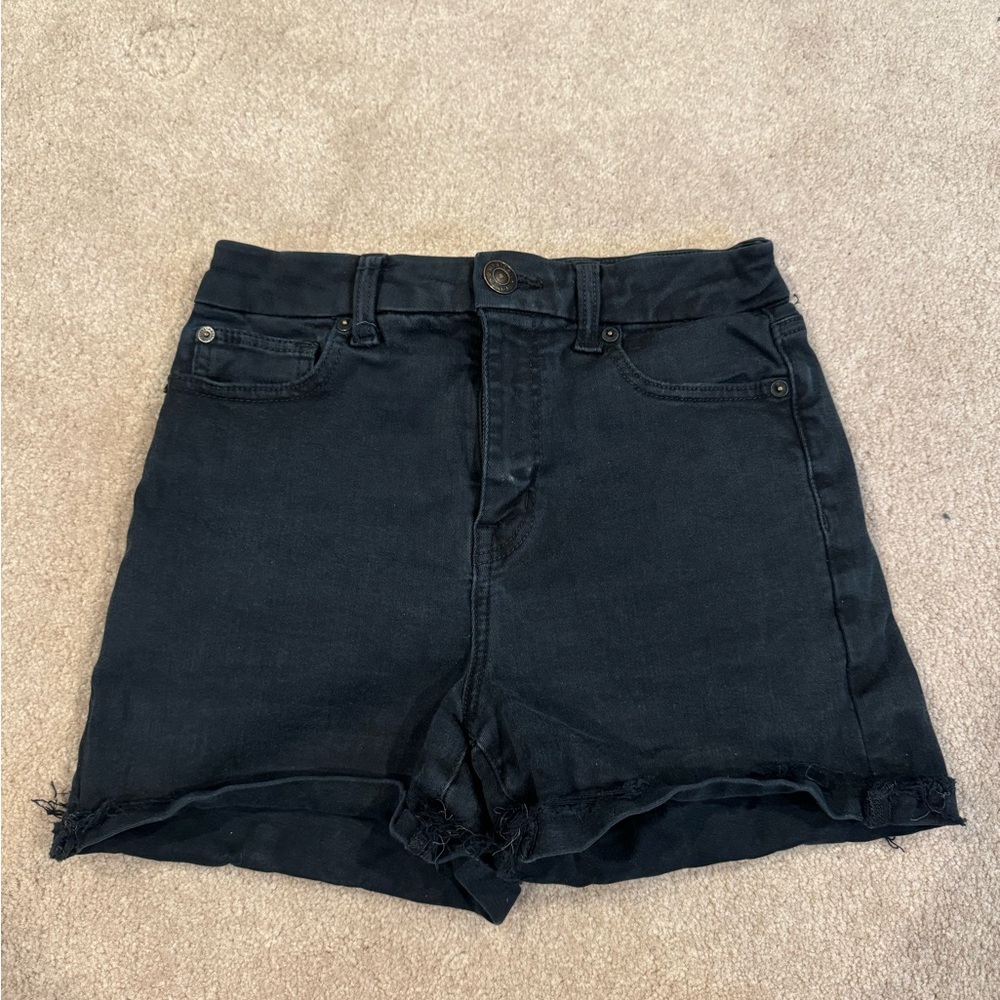 American Eagle Black Denim Shorts